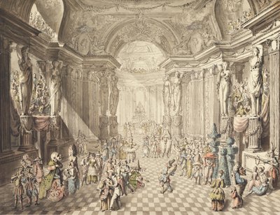 A Masquerade by Charles de la Fosse